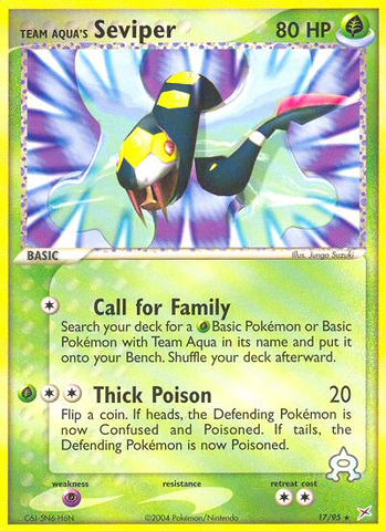 Team Aqua's Seviper (17/95) [EX: Team Magma vs Team Aqua] - The Mythic Store | 24h Order Processing