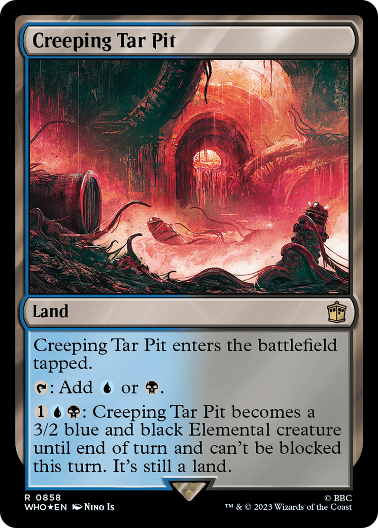 Creeping Tar Pit (Surge Foil) [Doctor Who] - The Mythic Store | 24h Order Processing