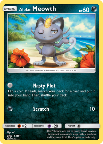Alolan Meowth (SM51) [Sun & Moon: Black Star Promos] - The Mythic Store | 24h Order Processing