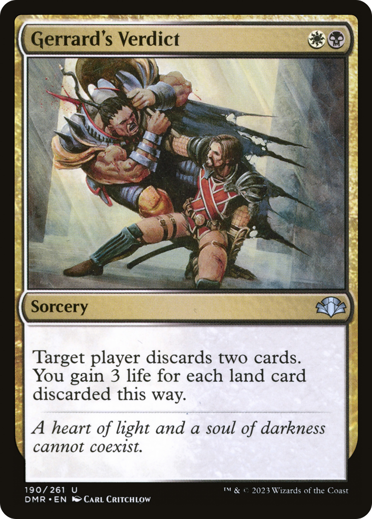 Gerrard's Verdict [Dominaria Remastered] - The Mythic Store | 24h Order Processing
