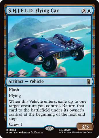 S.H.I.E.L.D. Flying Car [Marvel Super Heroes] - The Mythic Store | 24h Order Processing