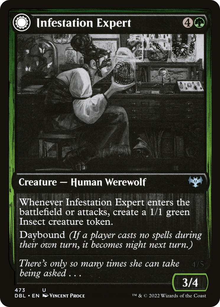 Infestation Expert // Infested Werewolf [Innistrad: Double Feature] - The Mythic Store | 24h Order Processing