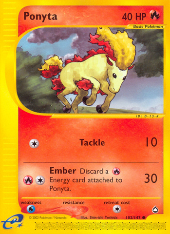 Ponyta (102/147) [Aquapolis] - The Mythic Store | 24h Order Processing
