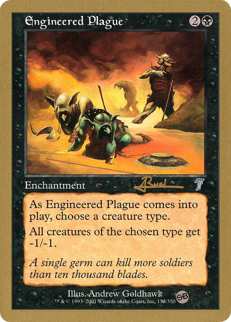 Engineered Plague (Antoine Ruel) (SB) [World Championship Decks 2001] - The Mythic Store | 24h Order Processing