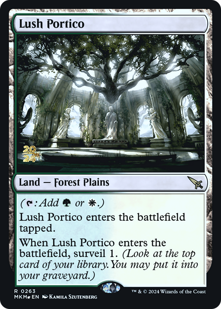 Lush Portico [Murders at Karlov Manor Prerelease Promos] - The Mythic Store | 24h Order Processing