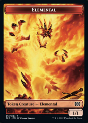 Elemental // Spirit (008) Double-Sided Token [Double Masters 2022 Tokens] - The Mythic Store | 24h Order Processing