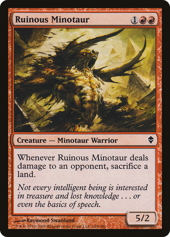 Ruinous Minotaur [Zendikar] - The Mythic Store | 24h Order Processing