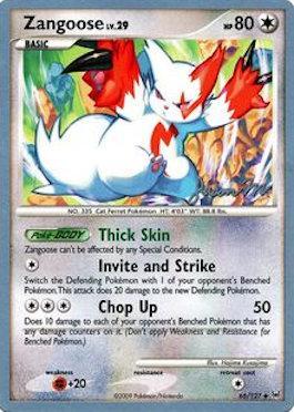Zangoose LV.29 (66/127) (Queengar - Jason Martinez) [World Championships 2009] - The Mythic Store | 24h Order Processing