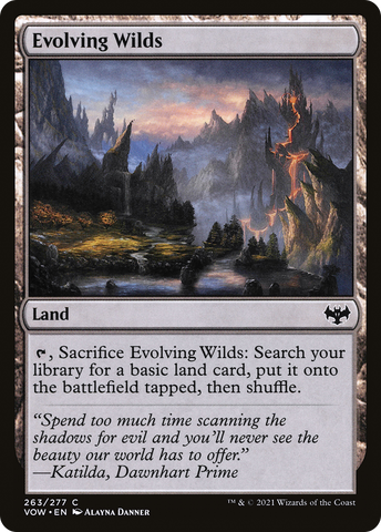 Evolving Wilds [Innistrad: Crimson Vow] - The Mythic Store | 24h Order Processing