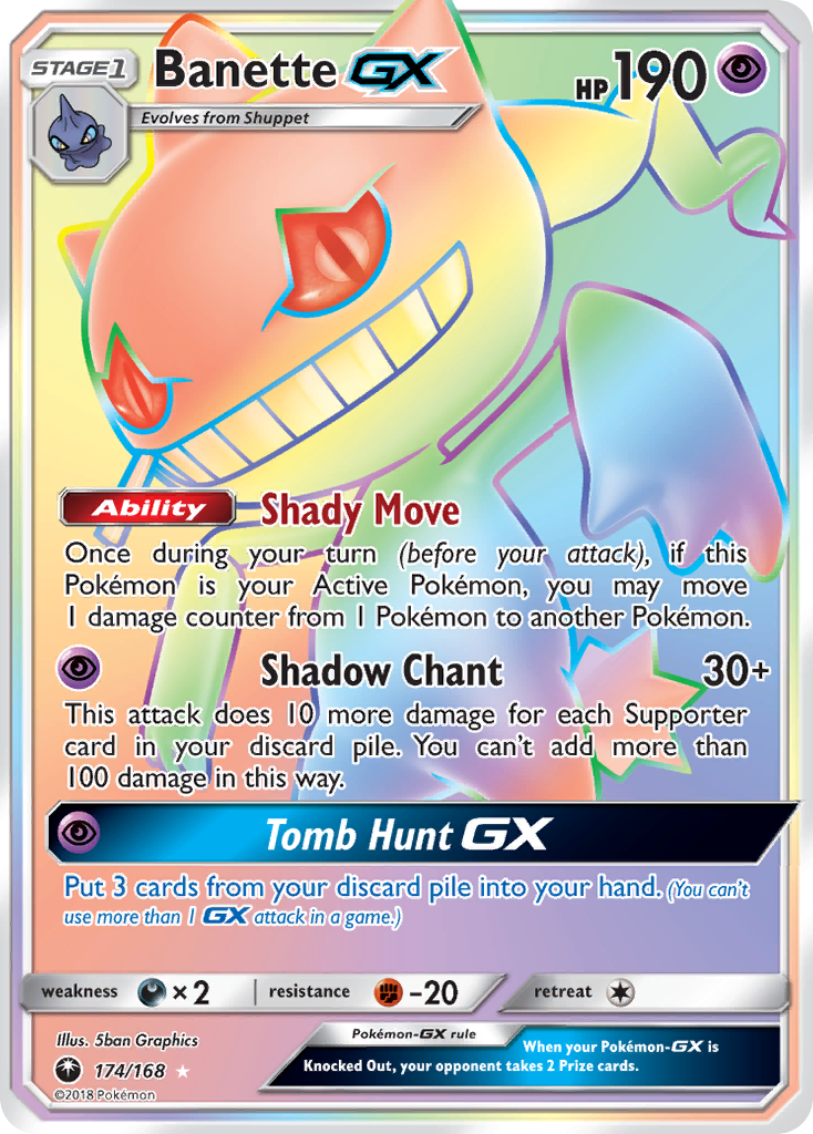 Banette GX (174/168) [Sun & Moon: Celestial Storm] - The Mythic Store | 24h Order Processing