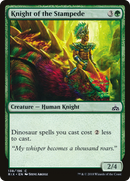 Knight of the Stampede [Rivals of Ixalan] - The Mythic Store | 24h Order Processing