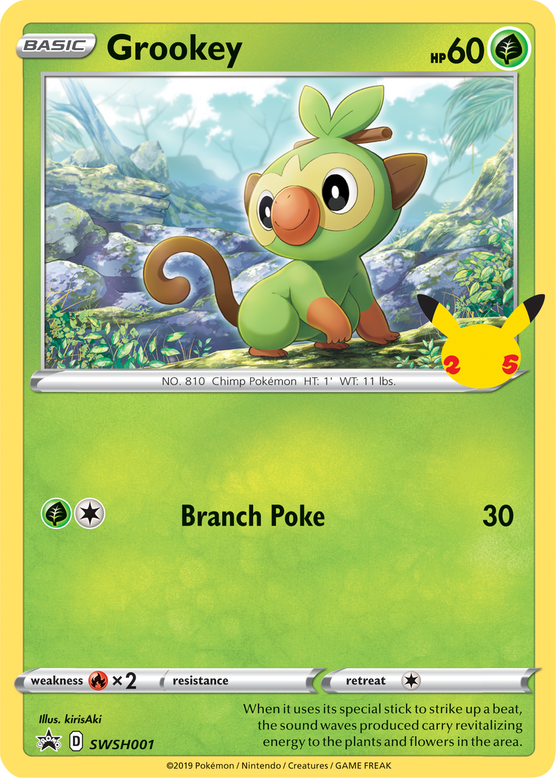 Grookey (SWSH001) (Jumbo Card) [First Partner Pack] - The Mythic Store | 24h Order Processing
