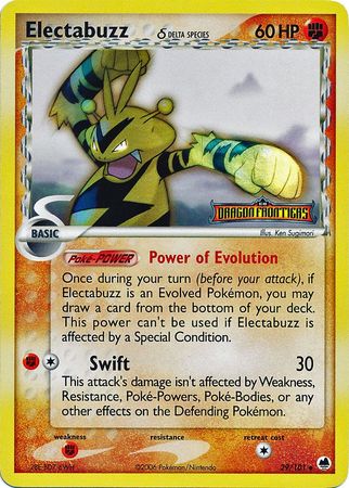 Electabuzz (29/101) (Delta Species) (Stamped) [EX: Dragon Frontiers] - The Mythic Store | 24h Order Processing