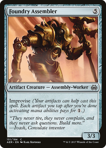 Foundry Assembler [Aether Revolt] - The Mythic Store | 24h Order Processing