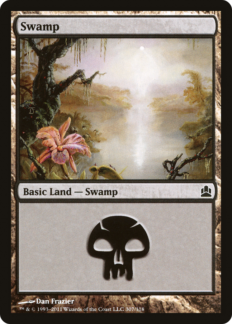 Swamp (307) [Commander 2011] - The Mythic Store | 24h Order Processing