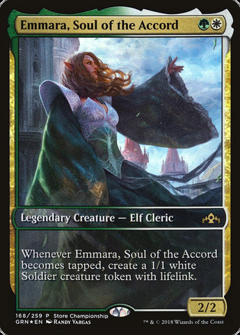Emmara, Soul of the Accord (Store Championship) (Full Art) [Guilds of Ravnica Promos] - The Mythic Store | 24h Order Processing