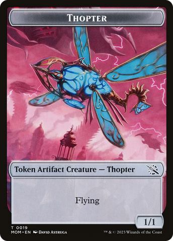 Thopter // Knight (10) Double-Sided Token [March of the Machine Tokens] - The Mythic Store | 24h Order Processing
