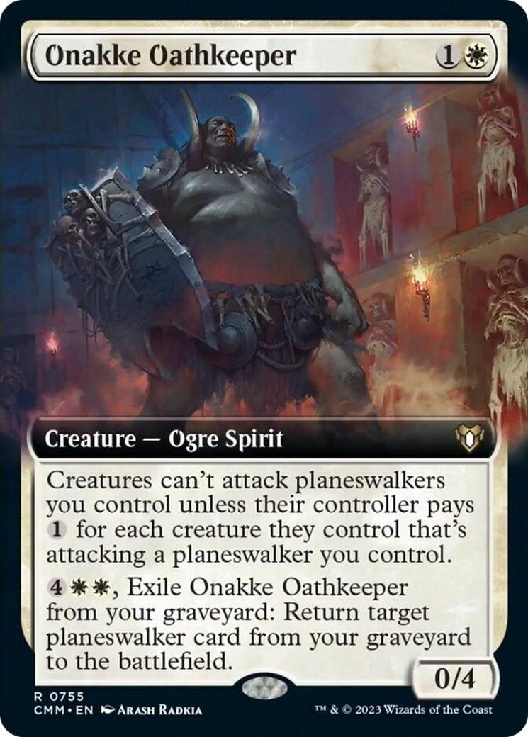 Onakke Oathkeeper (Extended Art) [Commander Masters] - The Mythic Store | 24h Order Processing