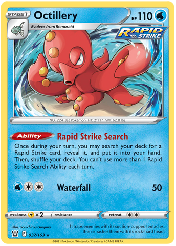 Octillery (037/163) [Sword & Shield: Battle Styles] - The Mythic Store | 24h Order Processing