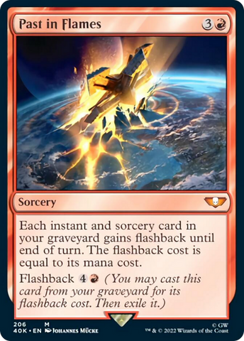 Past in Flames (Surge Foil) [Warhammer 40,000] - The Mythic Store | 24h Order Processing