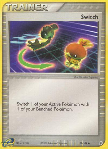 Switch (92/109) (Reprint) (Theme Deck Exclusive) [EX: Ruby & Sapphire] - The Mythic Store | 24h Order Processing