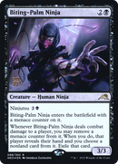 Biting-Palm Ninja [Kamigawa: Neon Dynasty Prerelease Promos] - The Mythic Store | 24h Order Processing