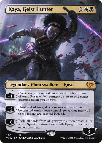 Kaya, Geist Hunter (Borderless) [Innistrad: Crimson Vow] - The Mythic Store | 24h Order Processing