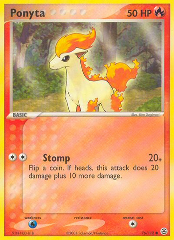 Ponyta (76/112) [EX: FireRed & LeafGreen] - The Mythic Store | 24h Order Processing