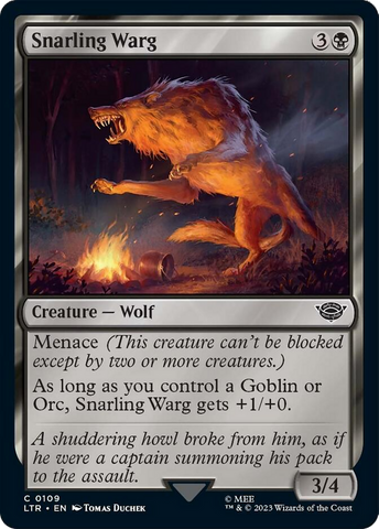 Snarling Warg [The Lord of the Rings: Tales of Middle-Earth] - The Mythic Store | 24h Order Processing