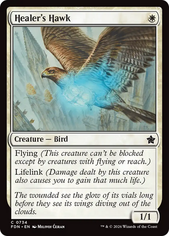 Healer's Hawk (0734) [Foundations] - The Mythic Store | 24h Order Processing