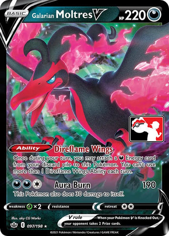Galarian Moltres V (097/198) [Prize Pack Series One] - The Mythic Store | 24h Order Processing