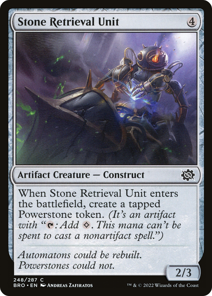 Stone Retrieval Unit [The Brothers' War] - The Mythic Store | 24h Order Processing