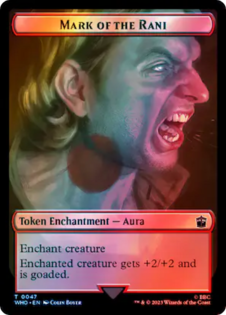 Soldier // Mark of the Rani Double-Sided Token (Surge Foil) [Doctor Who Tokens] - The Mythic Store | 24h Order Processing