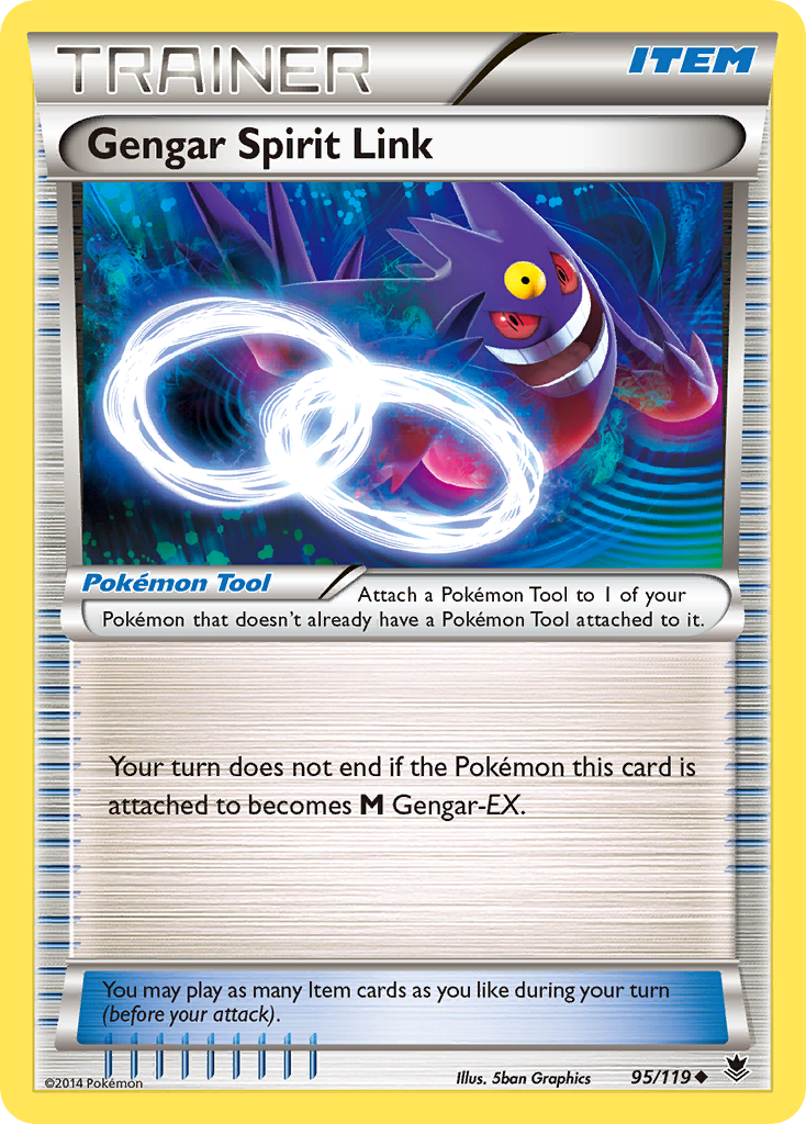 Gengar Spirit Link (95/119) [XY: Phantom Forces] - The Mythic Store | 24h Order Processing