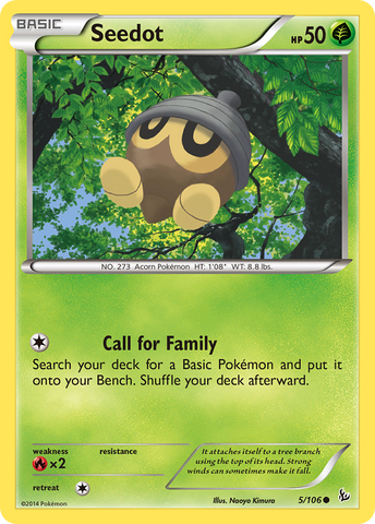 Seedot (5/106) [XY: Flashfire] - The Mythic Store | 24h Order Processing