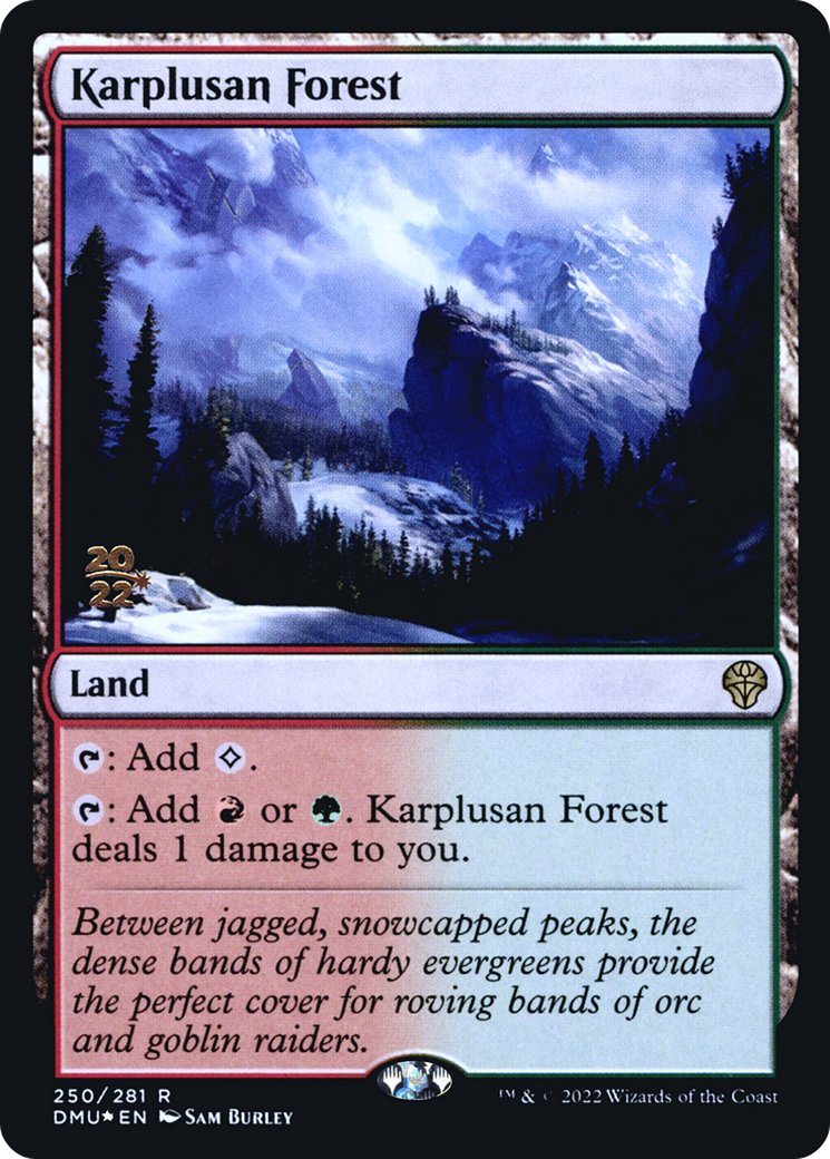 Karplusan Forest [Dominaria United Prerelease Promos] - The Mythic Store | 24h Order Processing