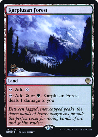Karplusan Forest [Dominaria United Prerelease Promos] - The Mythic Store | 24h Order Processing