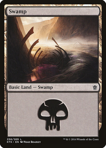 Swamp (258) [Khans of Tarkir] - The Mythic Store | 24h Order Processing