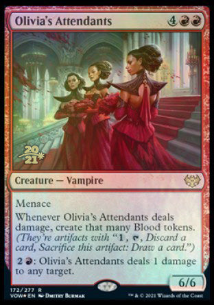 Olivia's Attendants [Innistrad: Crimson Vow Prerelease Promos] - The Mythic Store | 24h Order Processing