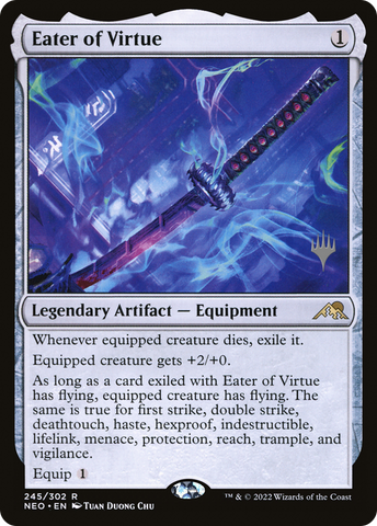 Eater of Virtue (Promo Pack) [Kamigawa: Neon Dynasty Promos] - The Mythic Store | 24h Order Processing