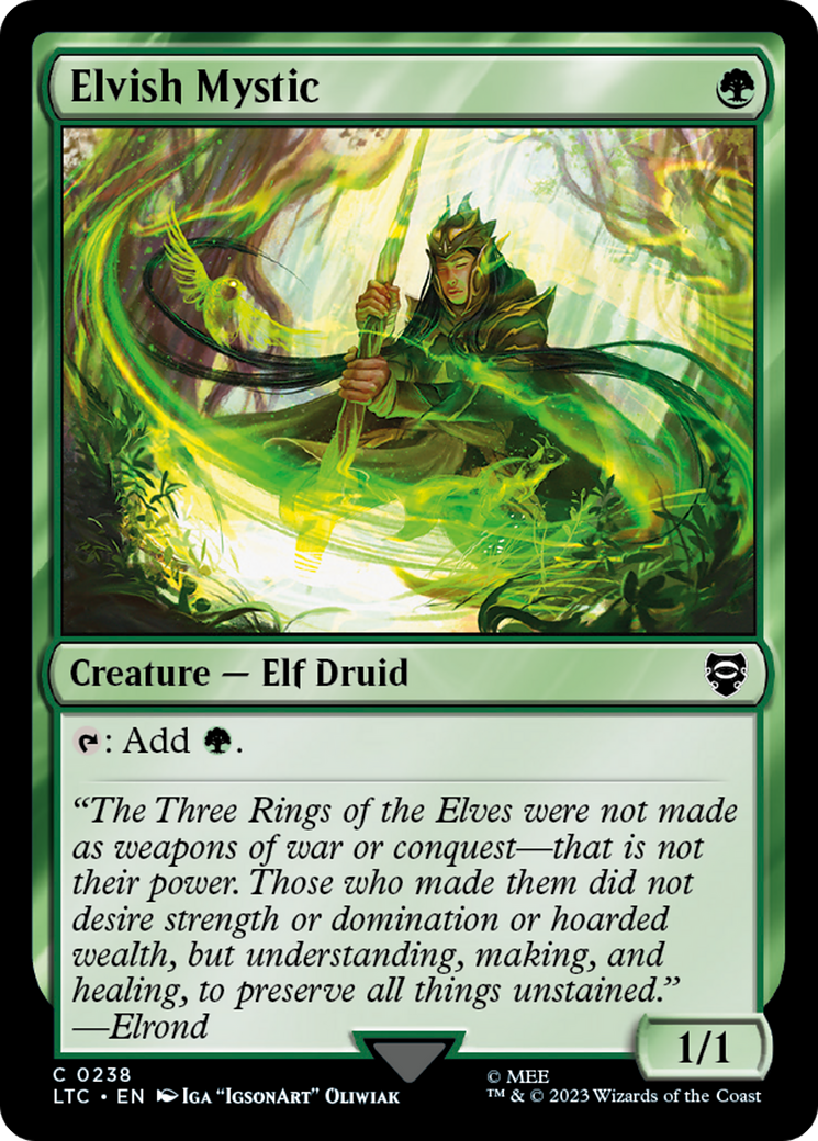 Elvish Mystic [The Lord of the Rings: Tales of Middle-Earth Commander] - The Mythic Store | 24h Order Processing
