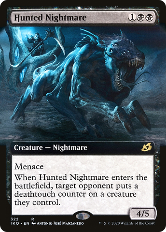 Hunted Nightmare (Extended Art) [Ikoria: Lair of Behemoths] - The Mythic Store | 24h Order Processing
