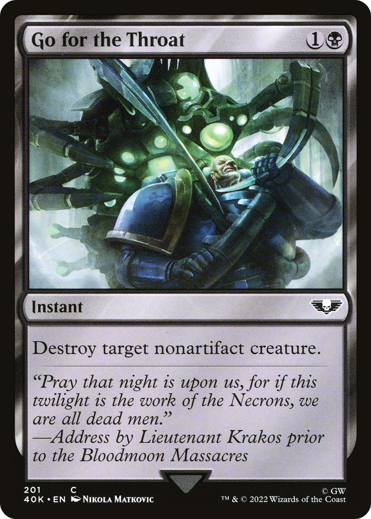 Go for the Throat [Warhammer 40,000] - The Mythic Store | 24h Order Processing