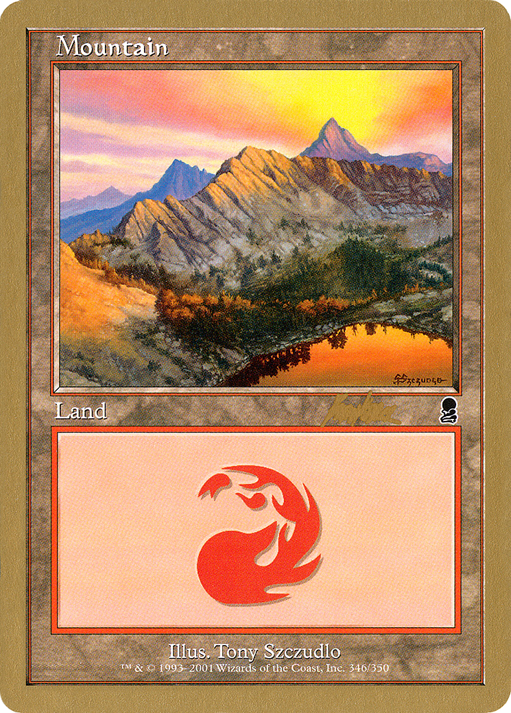Mountain (bk346) (Brian Kibler) [World Championship Decks 2002] - The Mythic Store | 24h Order Processing