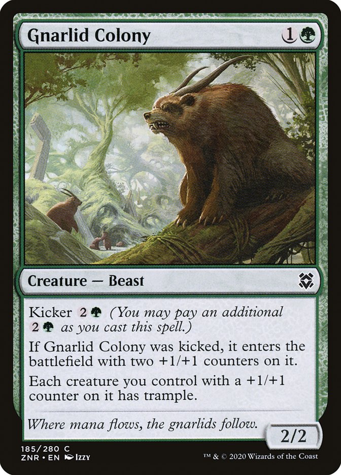 Gnarlid Colony [Zendikar Rising] - The Mythic Store | 24h Order Processing