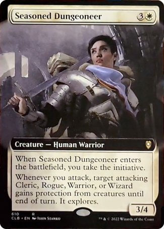 Seasoned Dungeoneer (Extended Art) [Commander Legends: Battle for Baldur's Gate] - The Mythic Store | 24h Order Processing