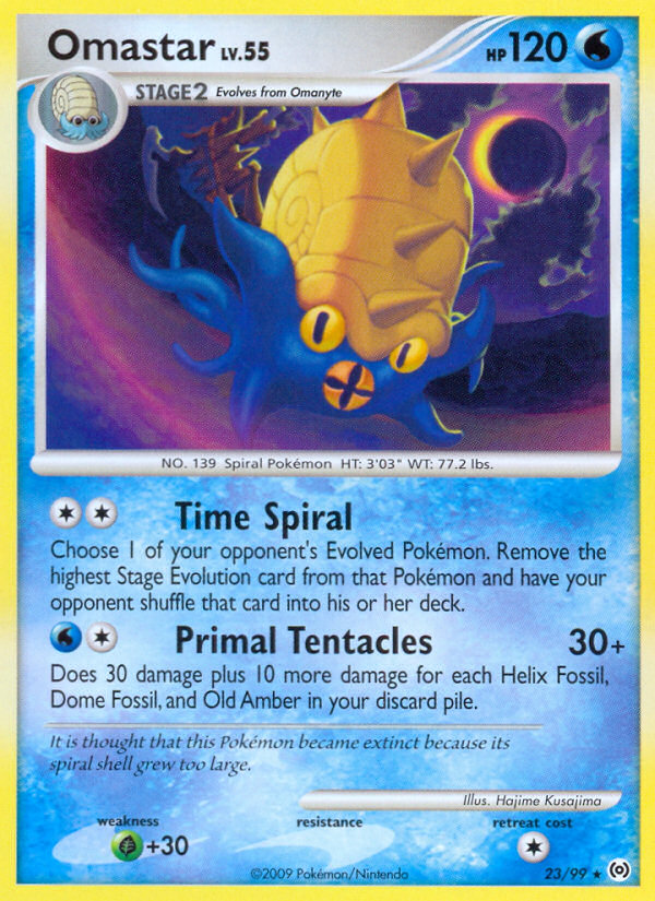 Omastar (23/99) [Platinum: Arceus] - The Mythic Store | 24h Order Processing