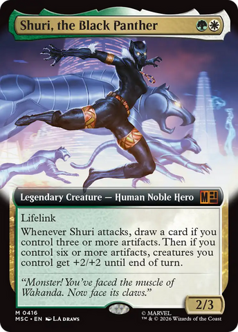 Shuri, the Black Panther (Extended Art) [Marvel Super Heroes Commander] - The Mythic Store | 24h Order Processing