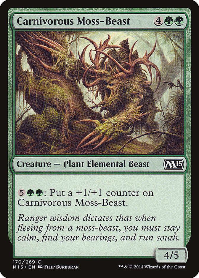 Carnivorous Moss-Beast [Magic 2015] - The Mythic Store | 24h Order Processing