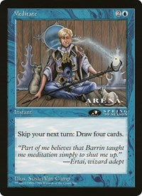 Meditate (Oversized) [Oversize Cards] - The Mythic Store | 24h Order Processing